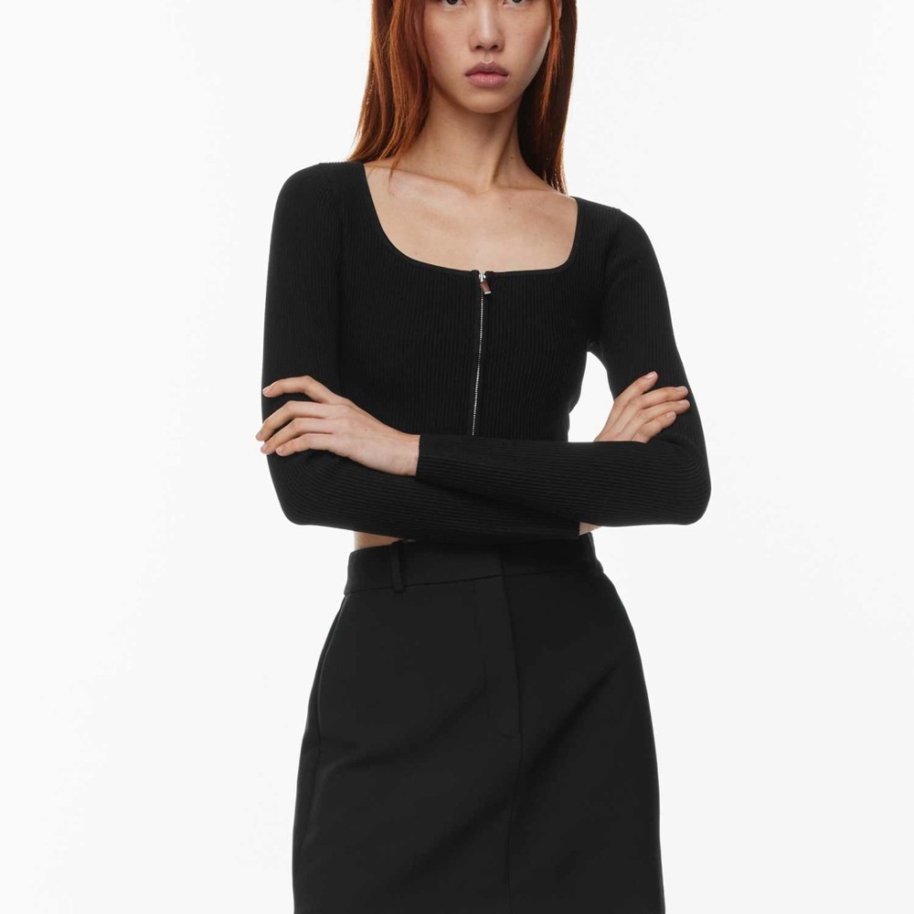 Brand new Babaton Sculpt Knit Regen Zip-Up